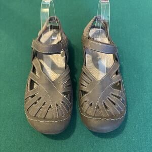 JJambu J-Sport Poppy Mary Jane Sandals Gray Women’s Size 9M Comfort Walking